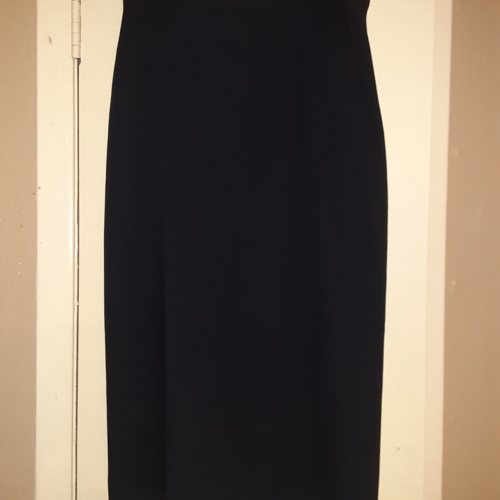 Rena Rowan Navy Long Straight Skirt